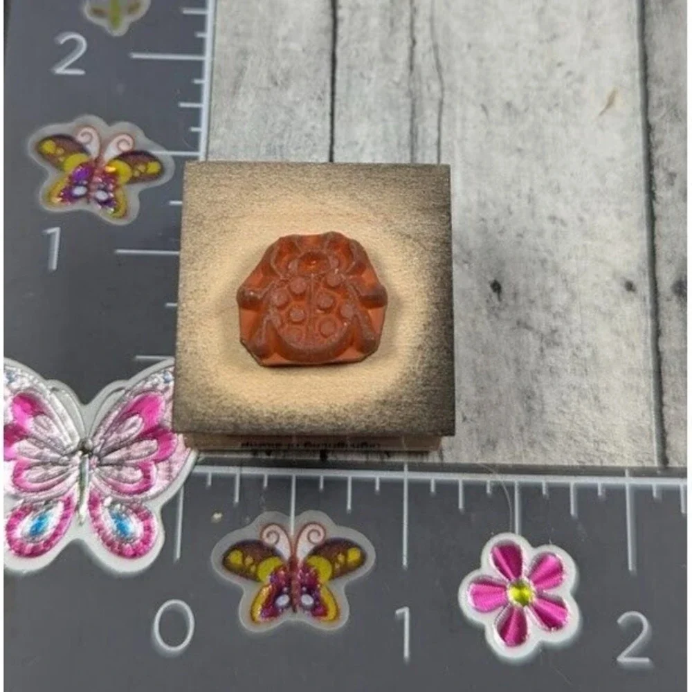 Hero Arts Little Ladybug A385 1996 Rubber Stamp Wood #H84